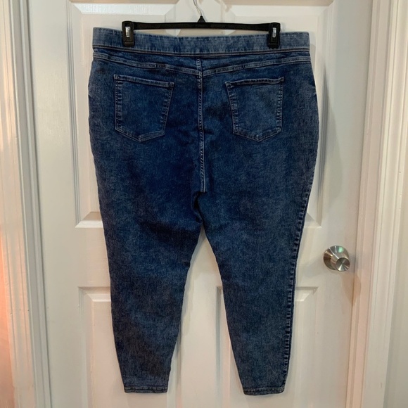 TERRA & SKY ELASTIC WAIST SKINNY JEANS PLUS SIZE 3X - Picture 5 of 7
